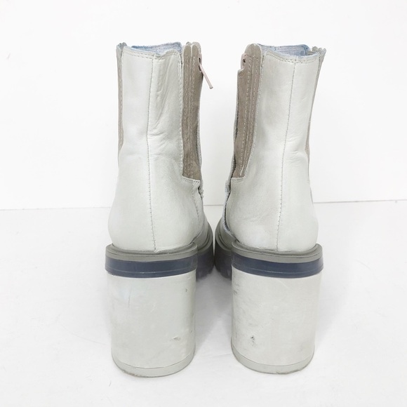 Free people ivory leather Chelsea boots - Picture 11 of 15
